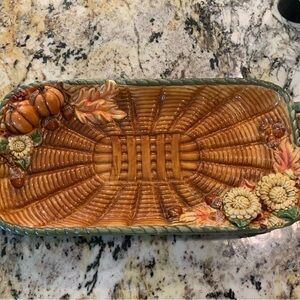 Grasslands RoadAutumn Harvest Ceramic Serving Tray